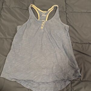 Old Navy Blue and Cream Tank Top